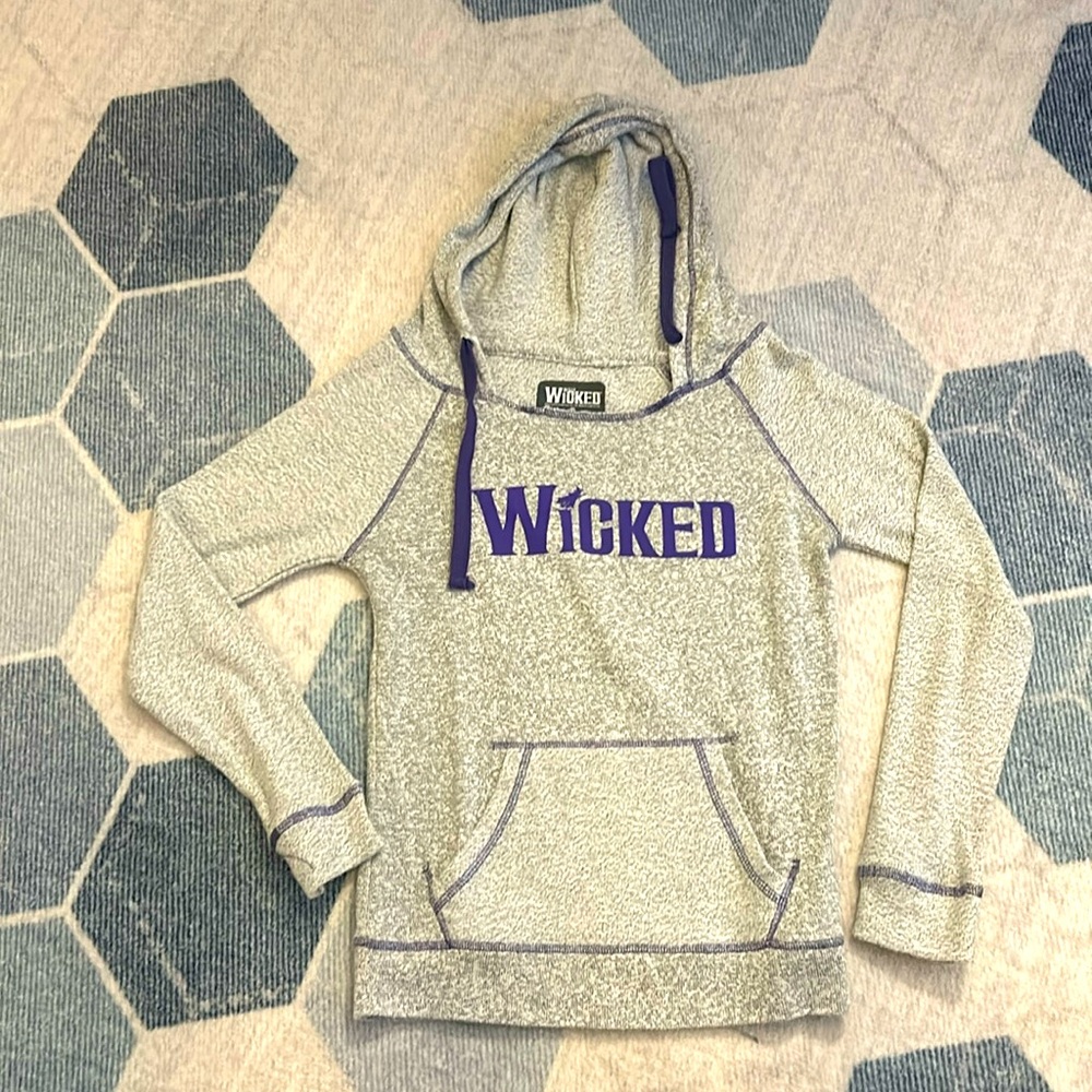 Wicked on Broadway hoodie XS never worn